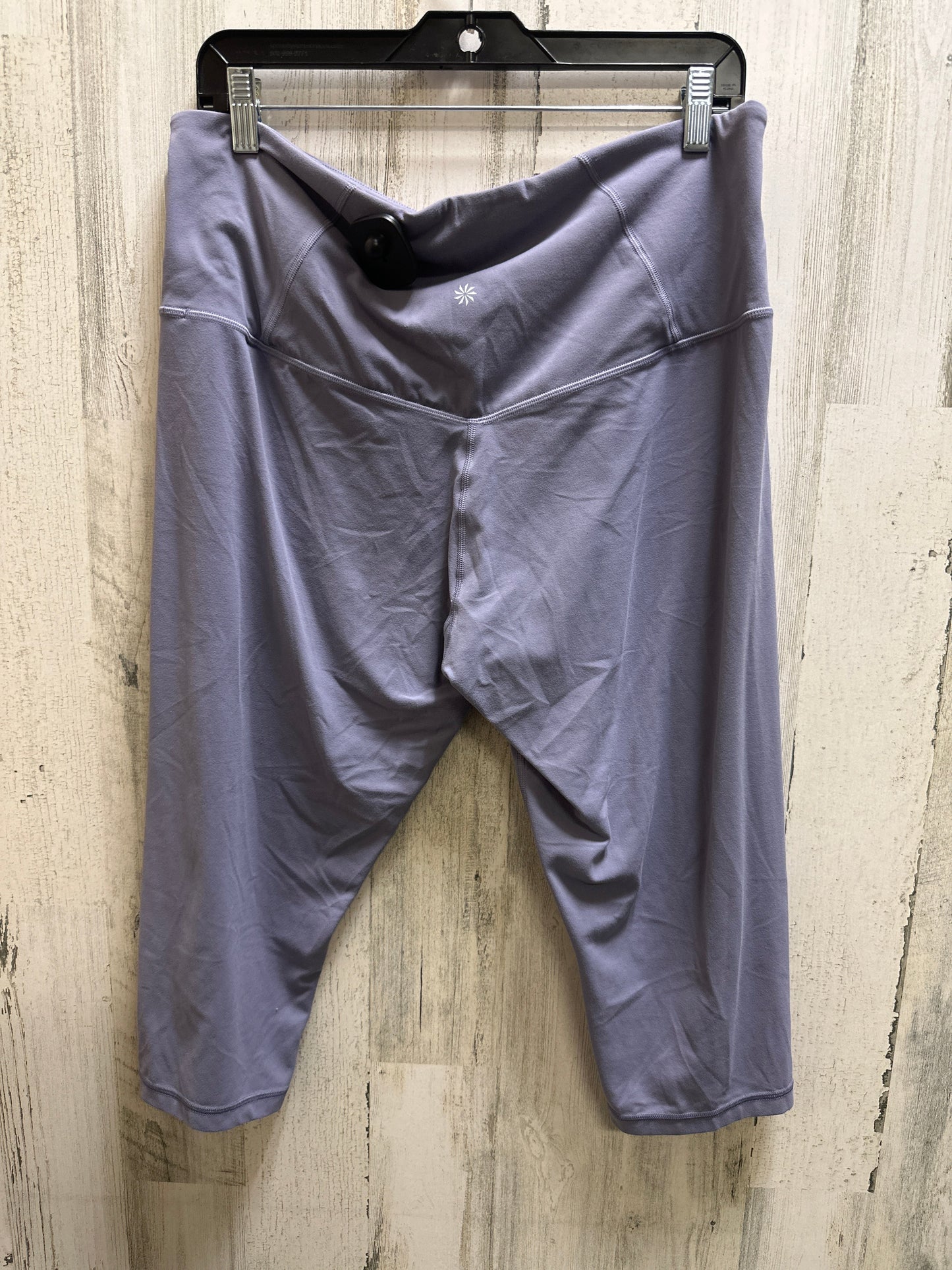 Purple Athletic Capris Athleta, Size 2x