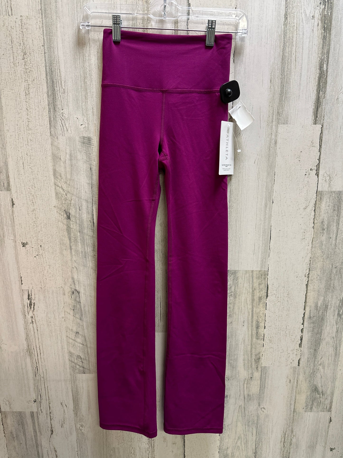 Purple Athletic Leggings Athleta, Size Xxs