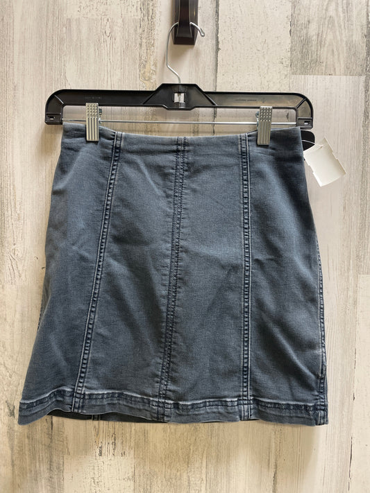 Blue Skirt Mini & Short Free People, Size S