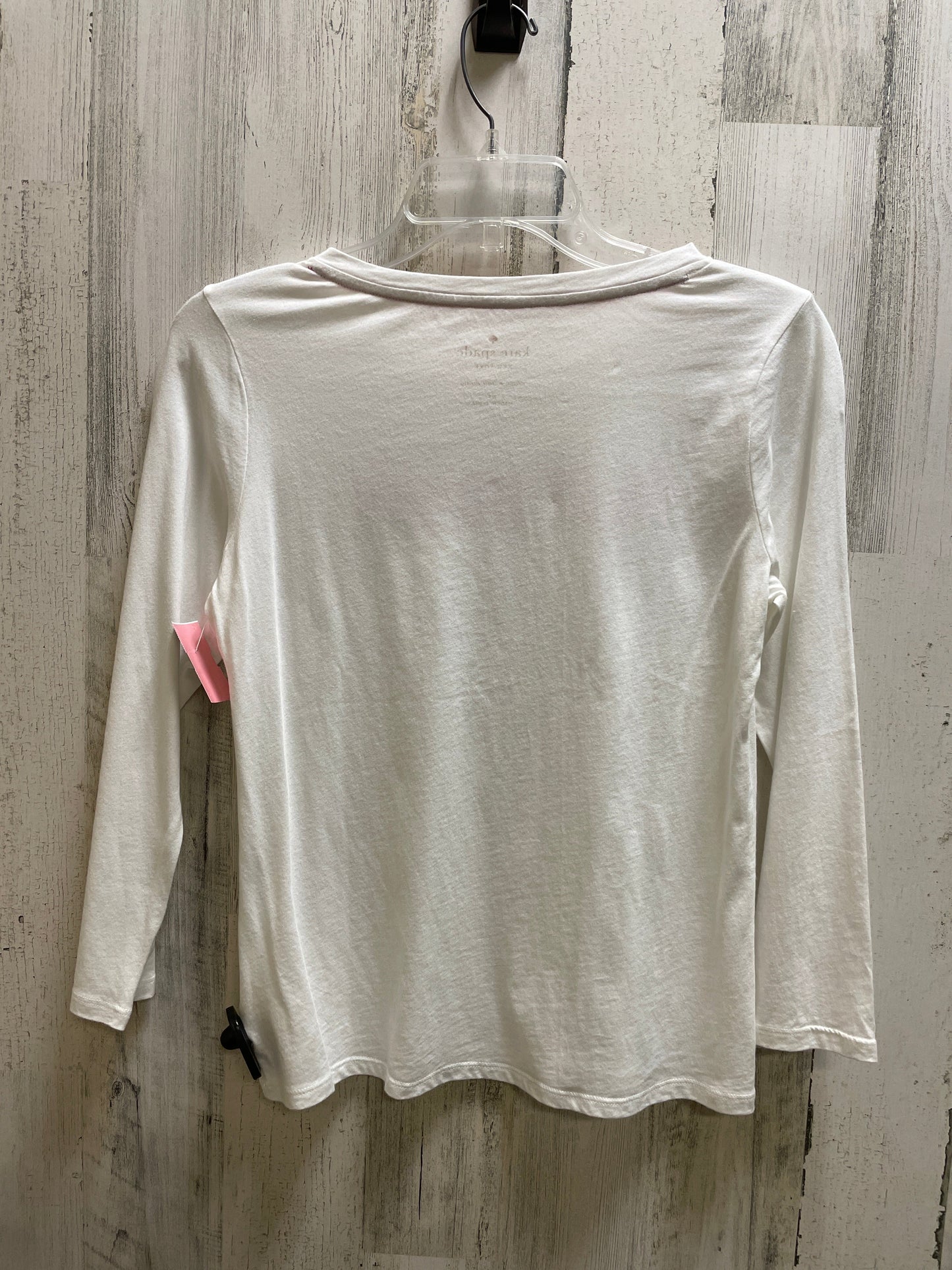 White Top Long Sleeve Kate Spade, Size Xs