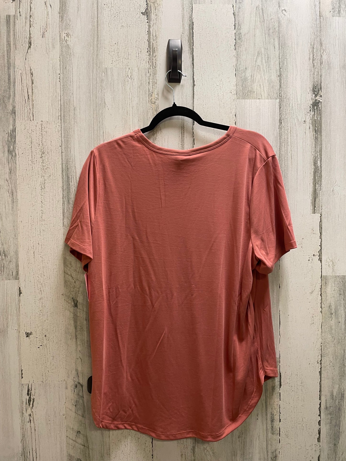 Top Short Sleeve By A New Day In Orange, Size: Xxl