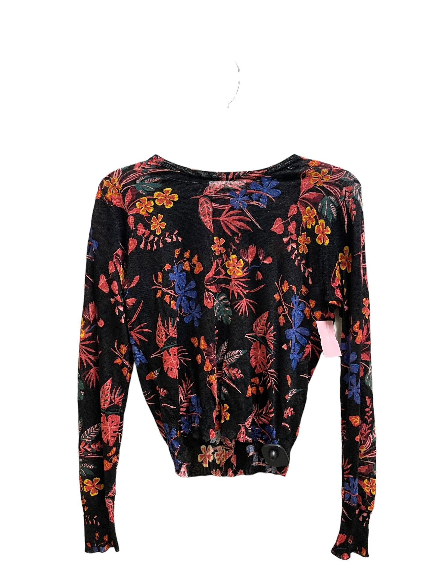 Top Long Sleeve By Zara In Black, Size: S