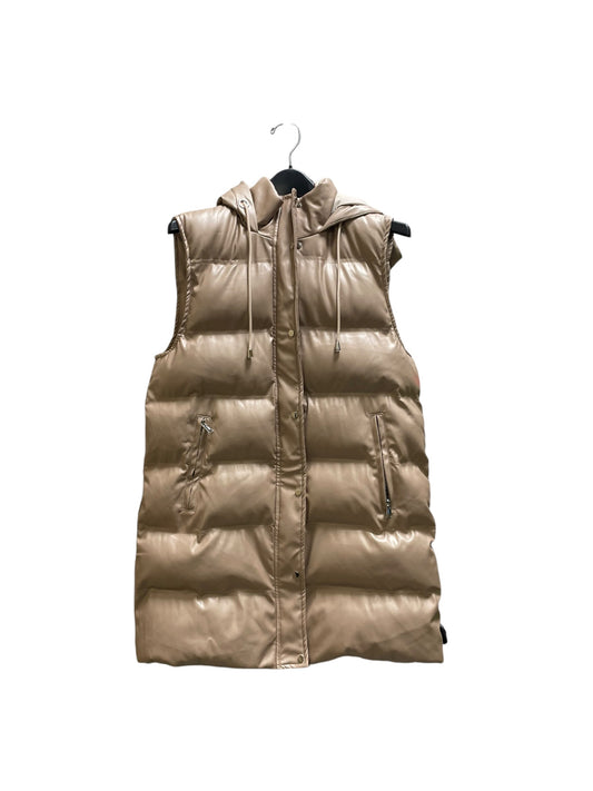 Jacket Puffer & Quilted By Ces Femme In Gold, Size: S