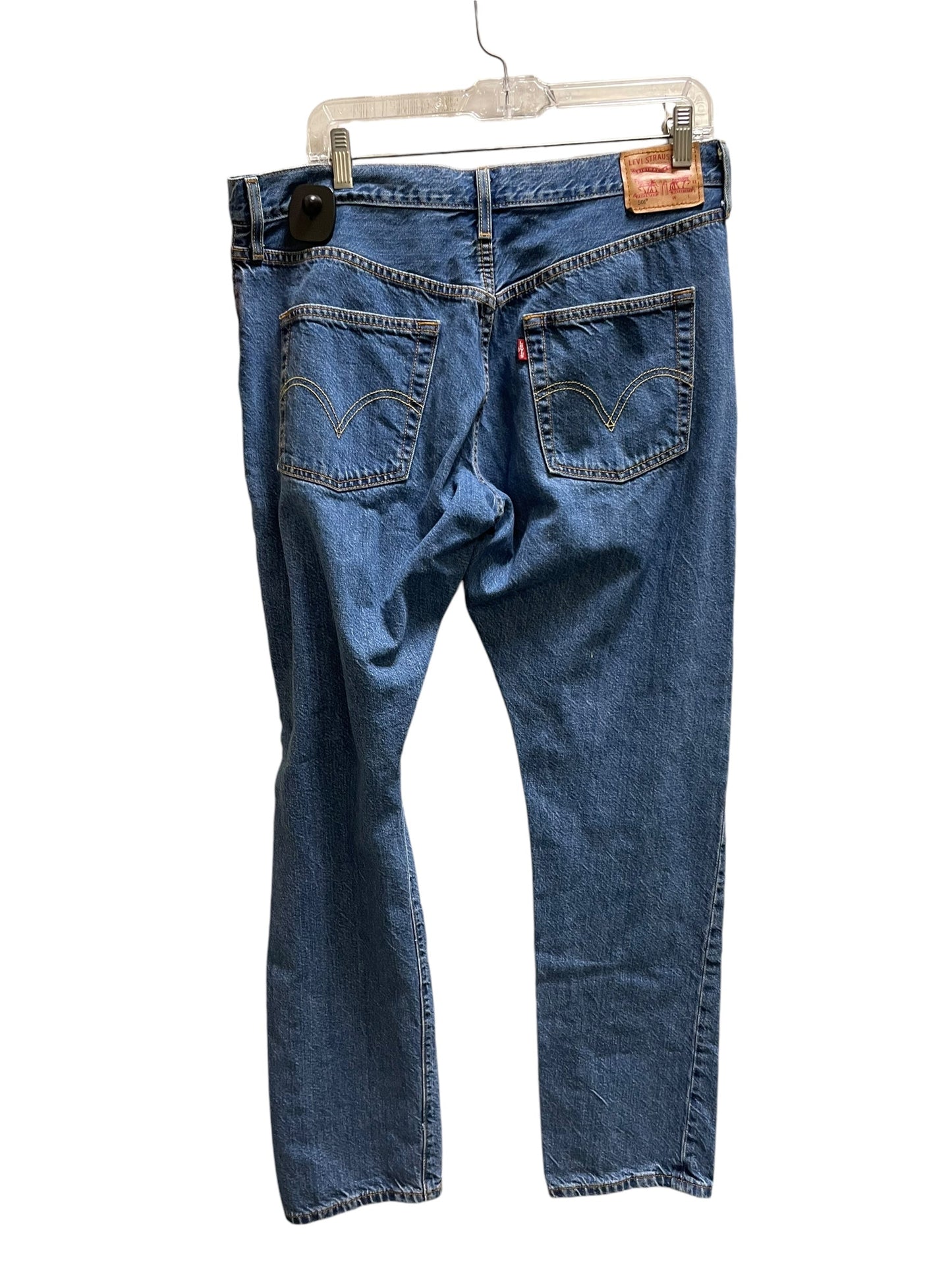 Jeans Boot Cut By Levis In Blue Denim, Size: 14