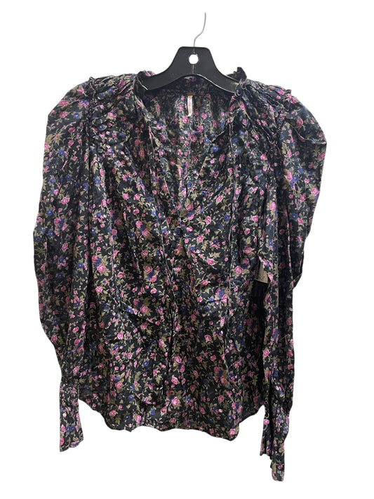 Top Long Sleeve By Free People In Multi-colored, Size: S