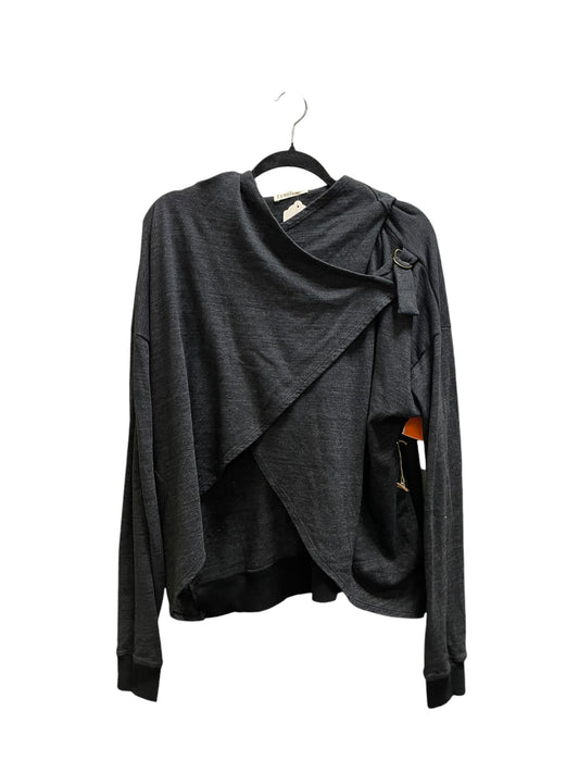 Sweatshirt Hoodie By Clothes Mentor In Grey, Size: S