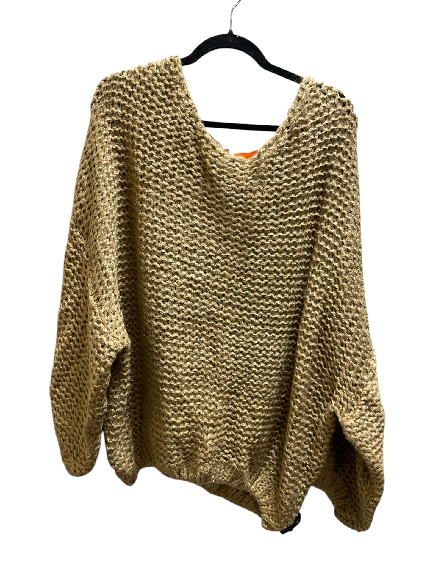 Sweater By Clothes Mentor In Brown, Size: 3x