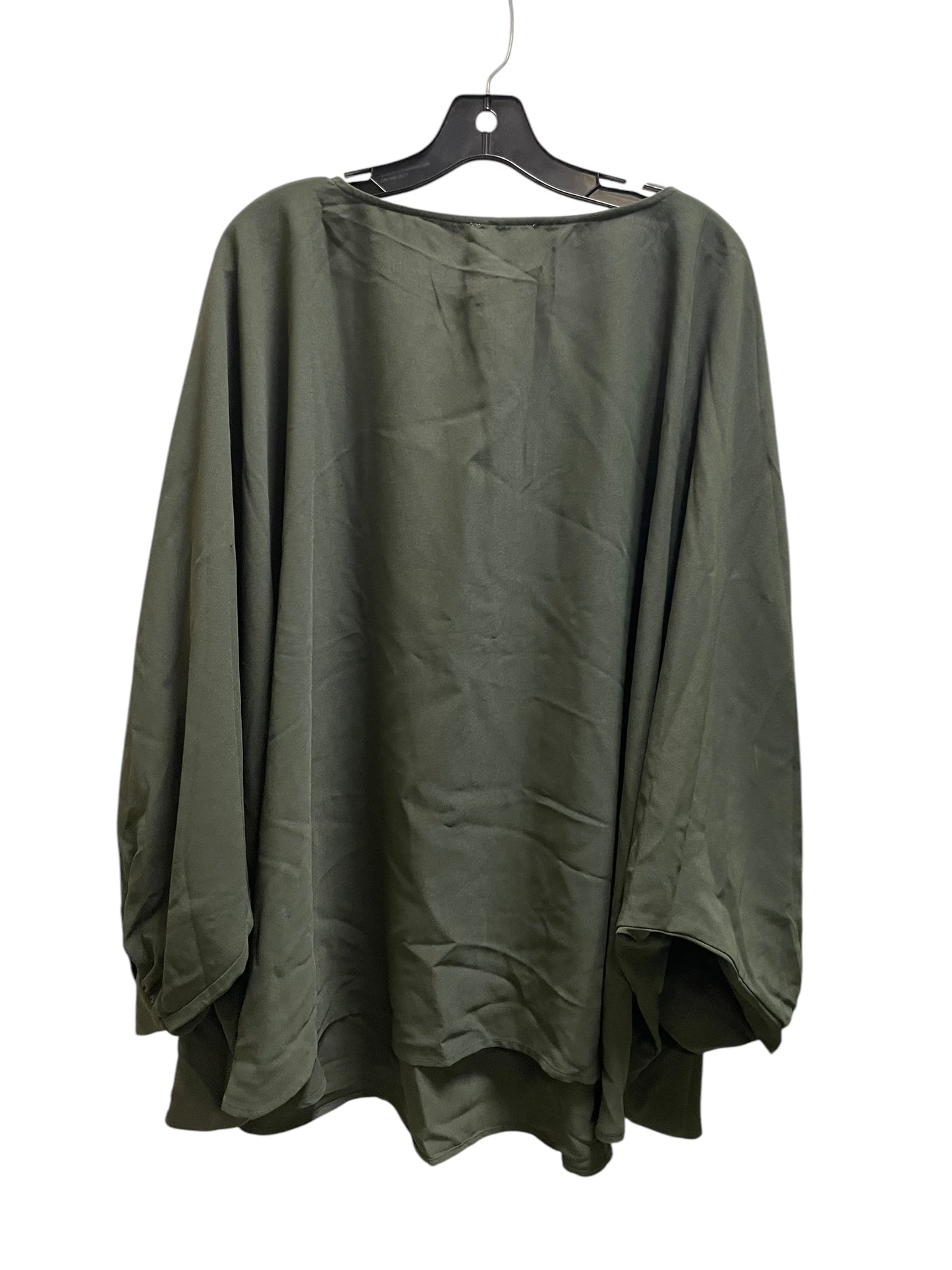 Top Long Sleeve By Andree By Unit In Green, Size: 2x