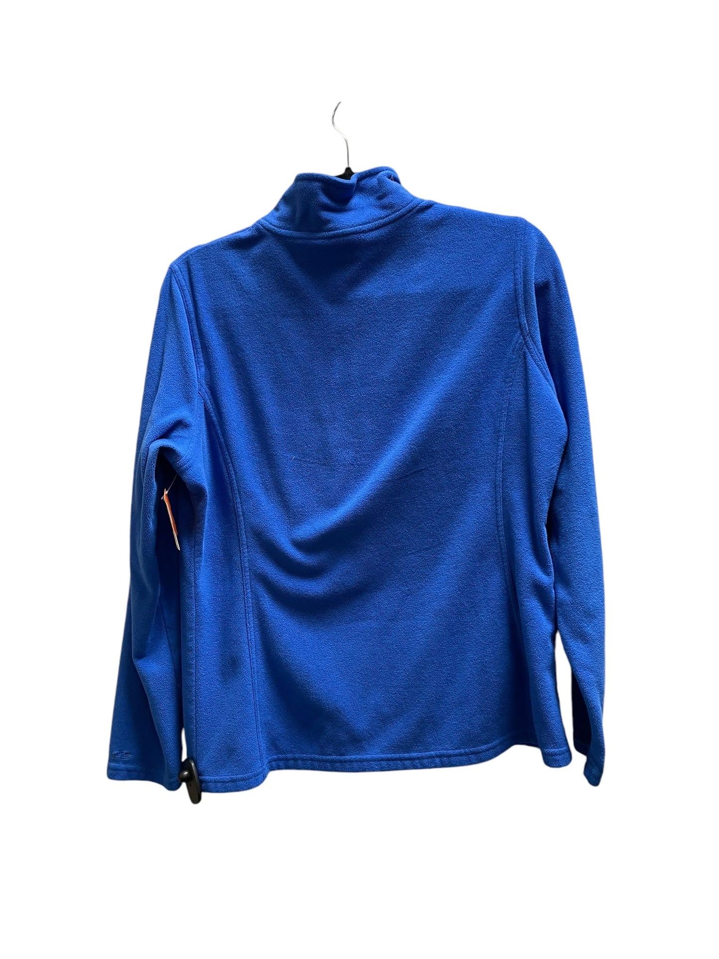 Athletic Jacket By Champion In Blue, Size: L