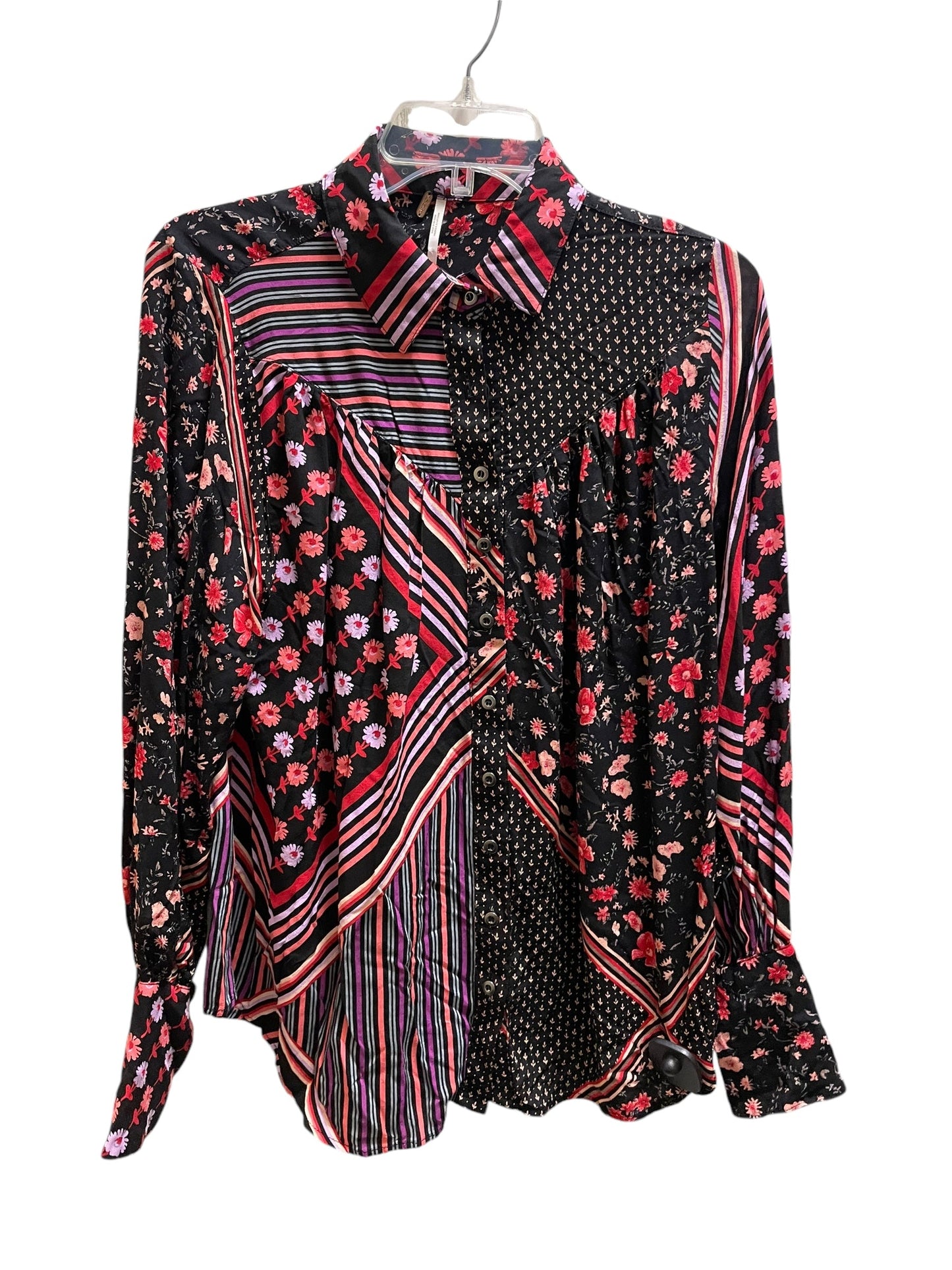 Top Long Sleeve By Free People In Multi-colored, Size: S