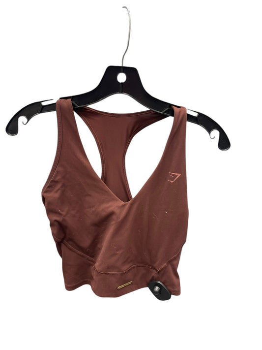 Athletic Bra By Gym Shark In Brown, Size: S