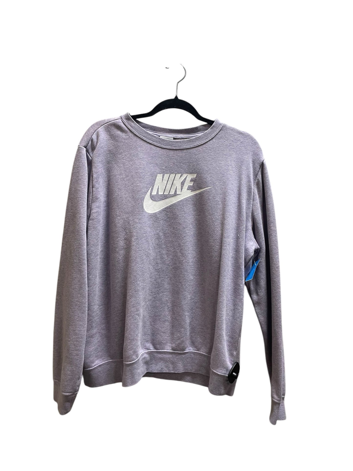 Sweatshirt Crewneck By Nike Apparel In Purple, Size: Xl