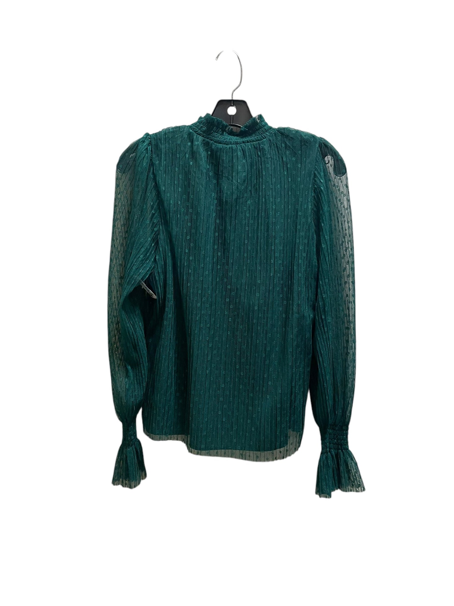 Top Long Sleeve By Clothes Mentor In Green, Size: M