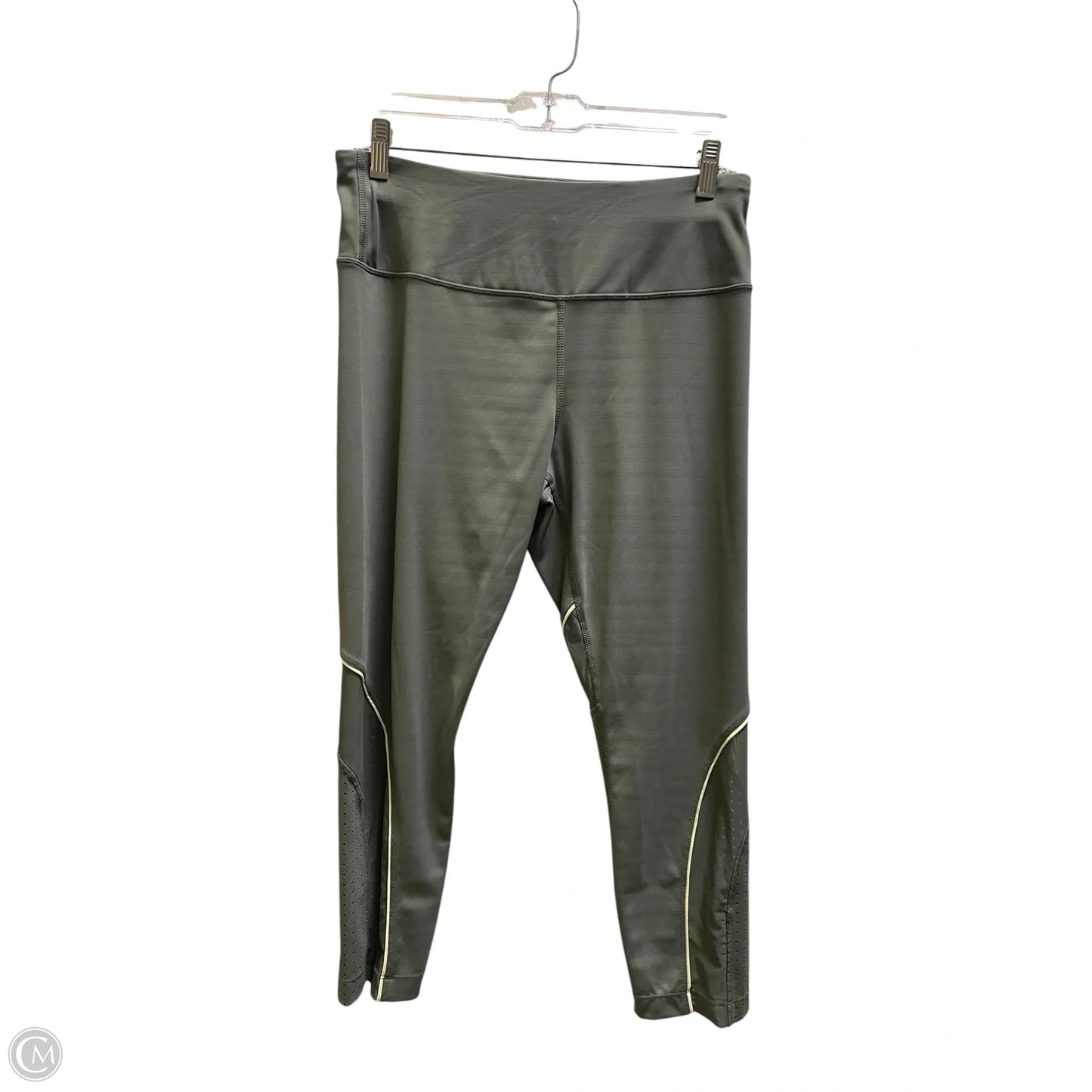 Athletic Leggings By Avia In Green, Size: L