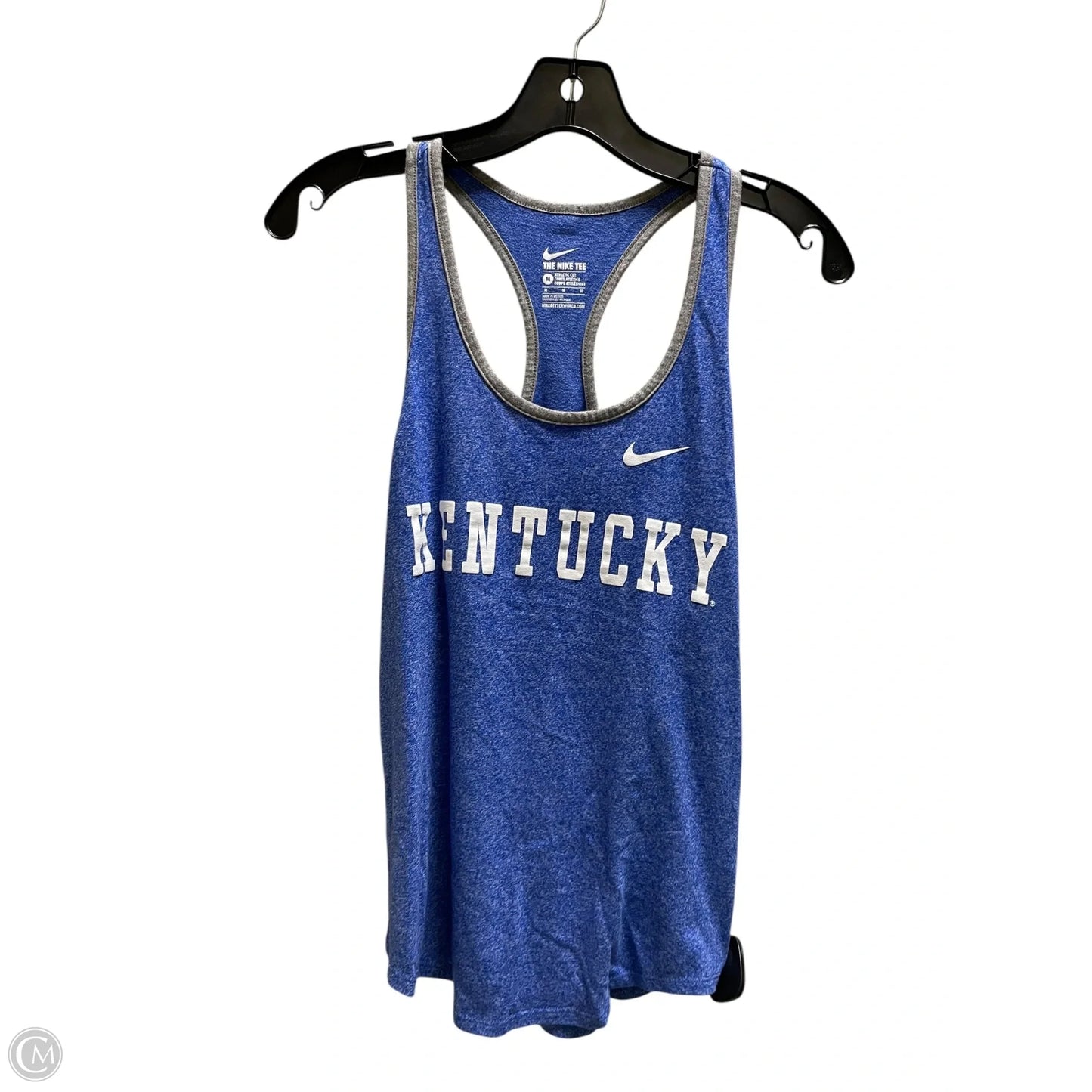 Athletic Tank Top By Nike Apparel In Blue, Size: M
