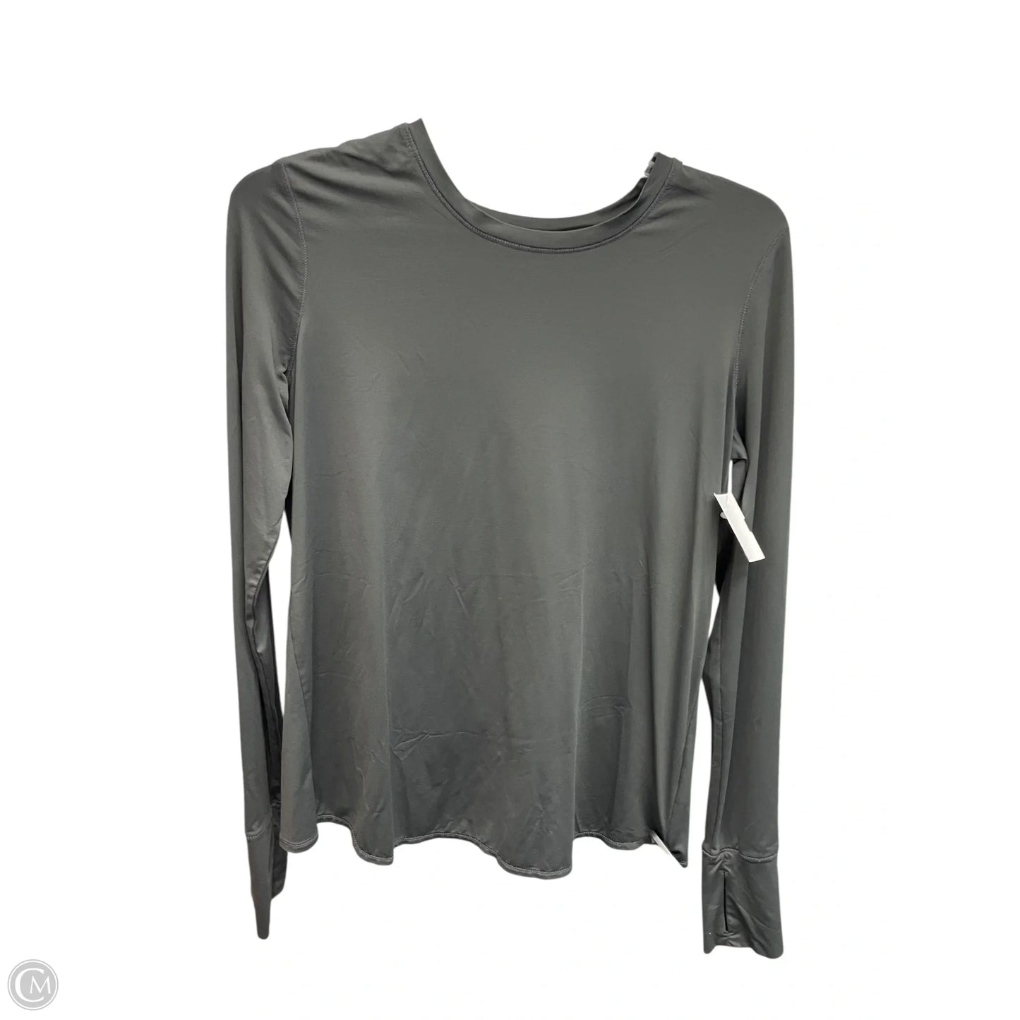 Athletic Top Long Sleeve Crewneck By Athleta In Grey, Size: S
