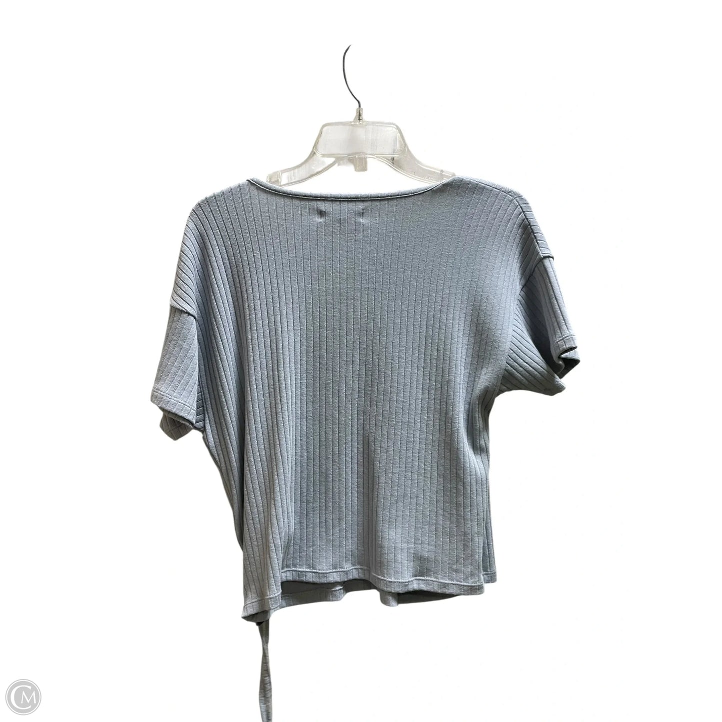 Top Short Sleeve By Madewell In Blue, Size: L