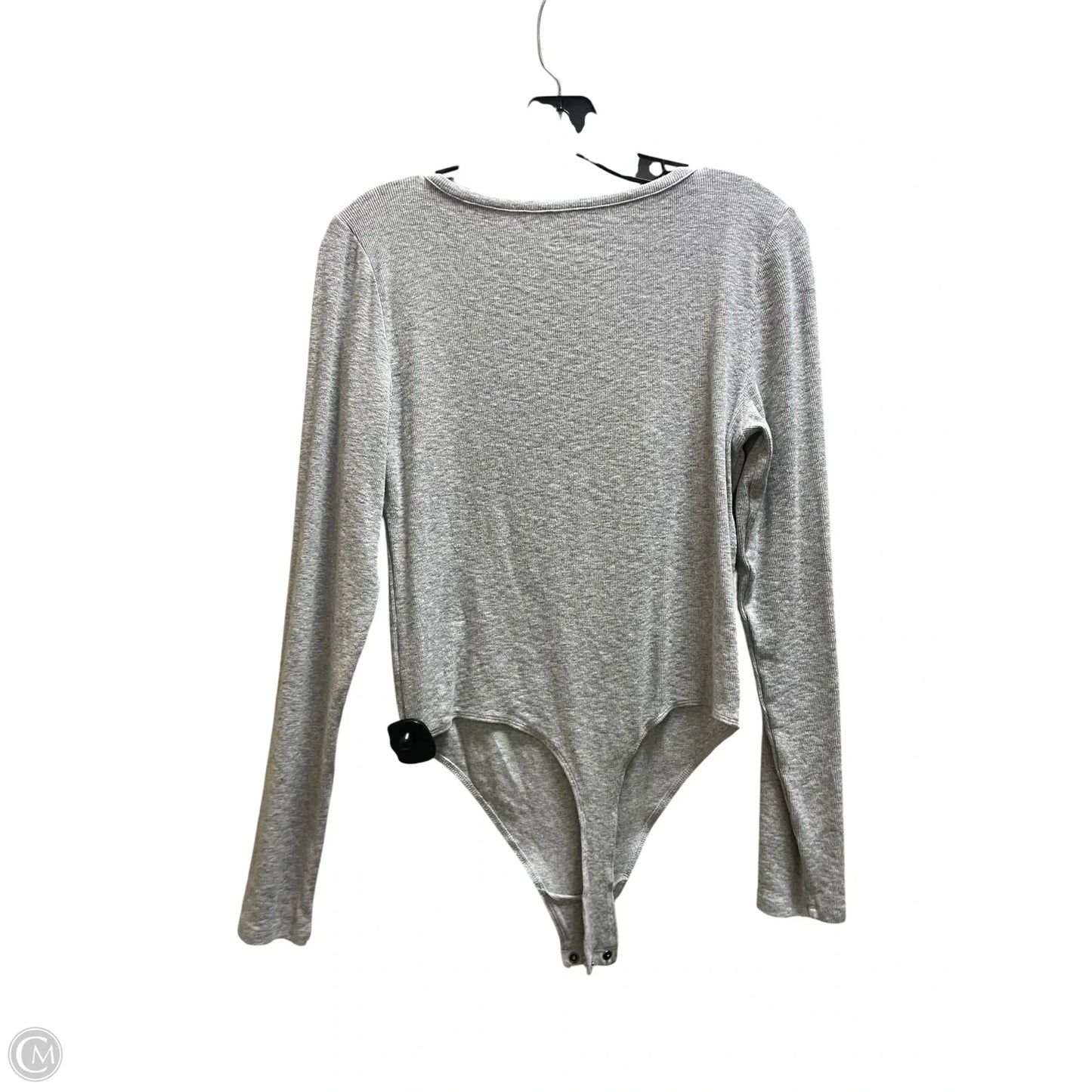 Top Long Sleeve By Aerie In Grey, Size: L