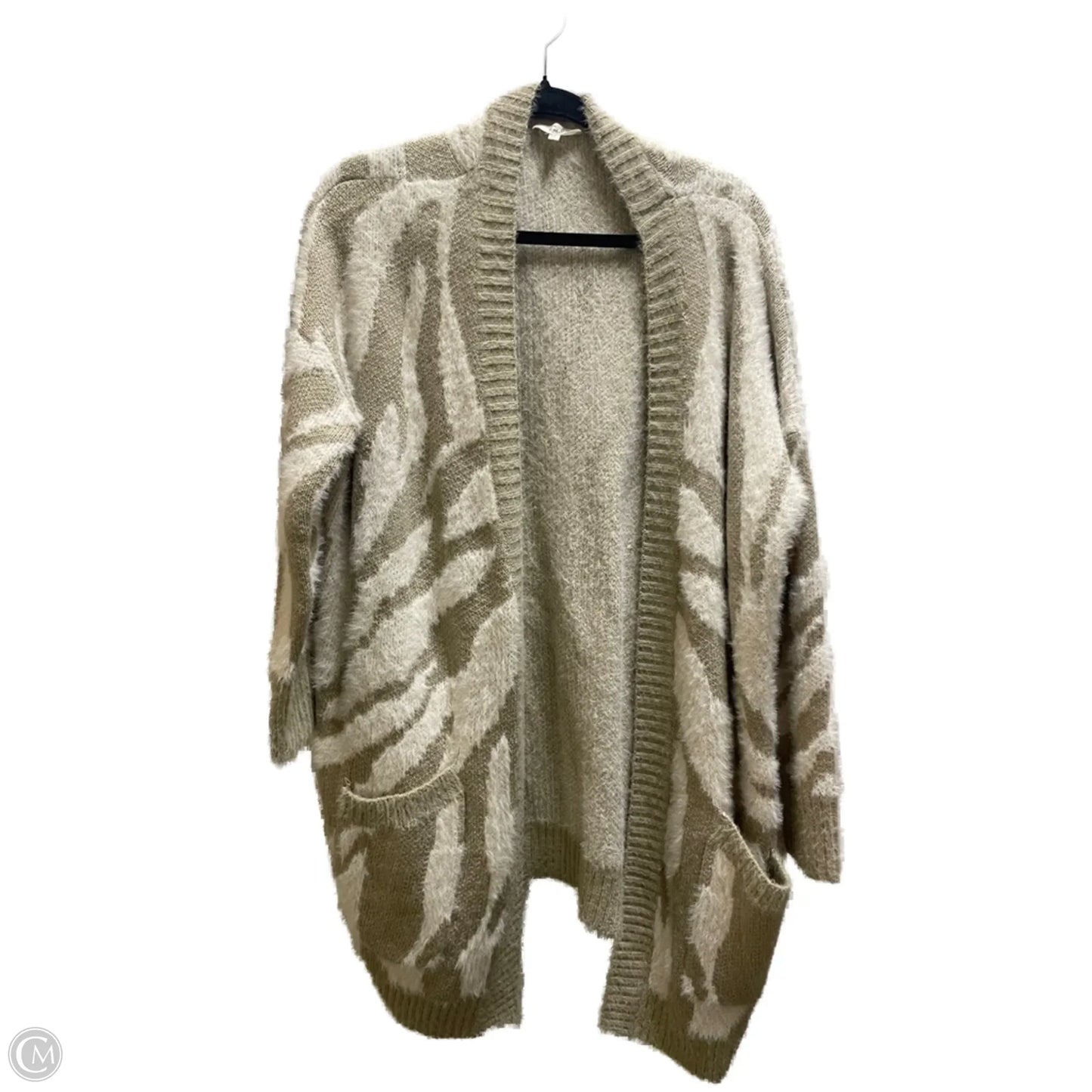 Cardigan By Easel In Tan, Size: S