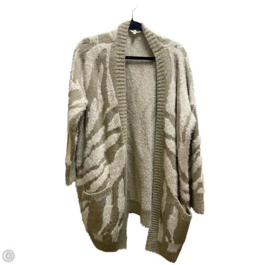 Cardigan By Easel In Tan, Size: S