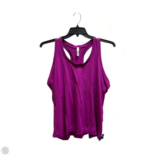Athletic Tank Top By Athleta In Purple, Size: 1x