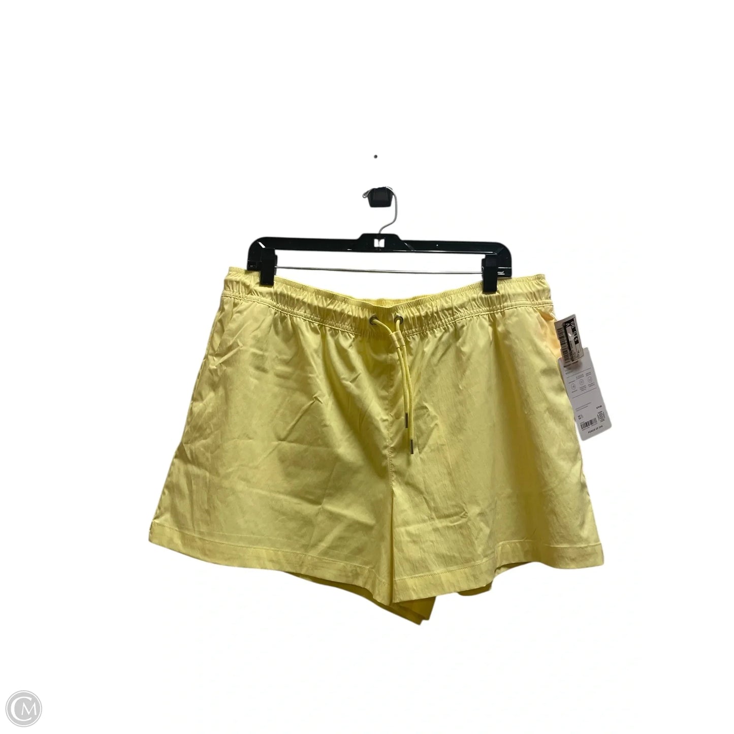 Athletic Shorts By Athleta In Yellow, Size: Xl