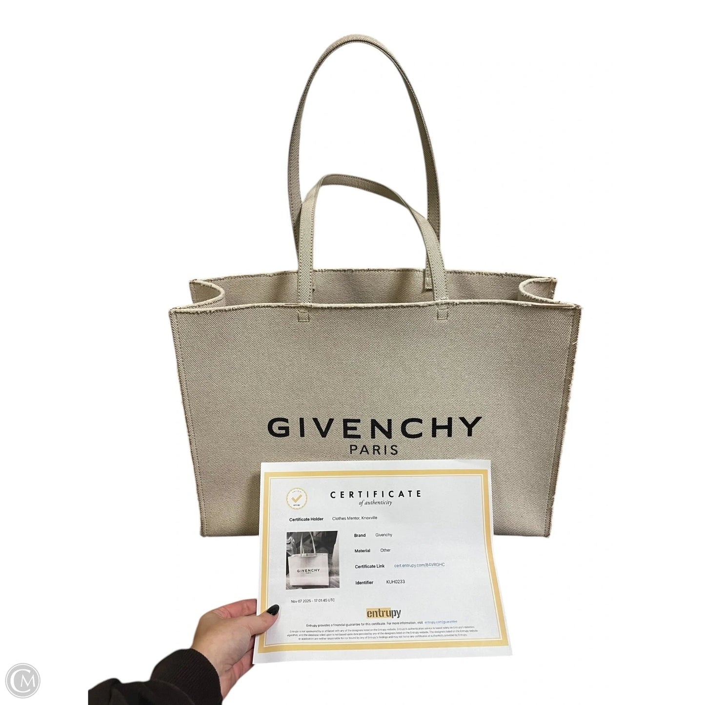 Handbag Luxury Designer By Givenchy, Size: Large