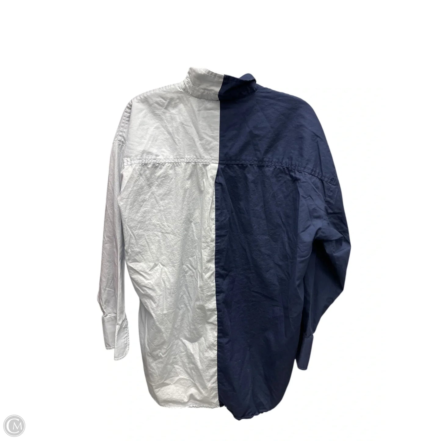 Top Long Sleeve By Maeve In Blue, Size: S