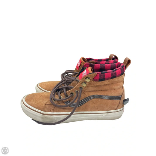 Shoes Sneakers By Vans In Brown, Size: 10
