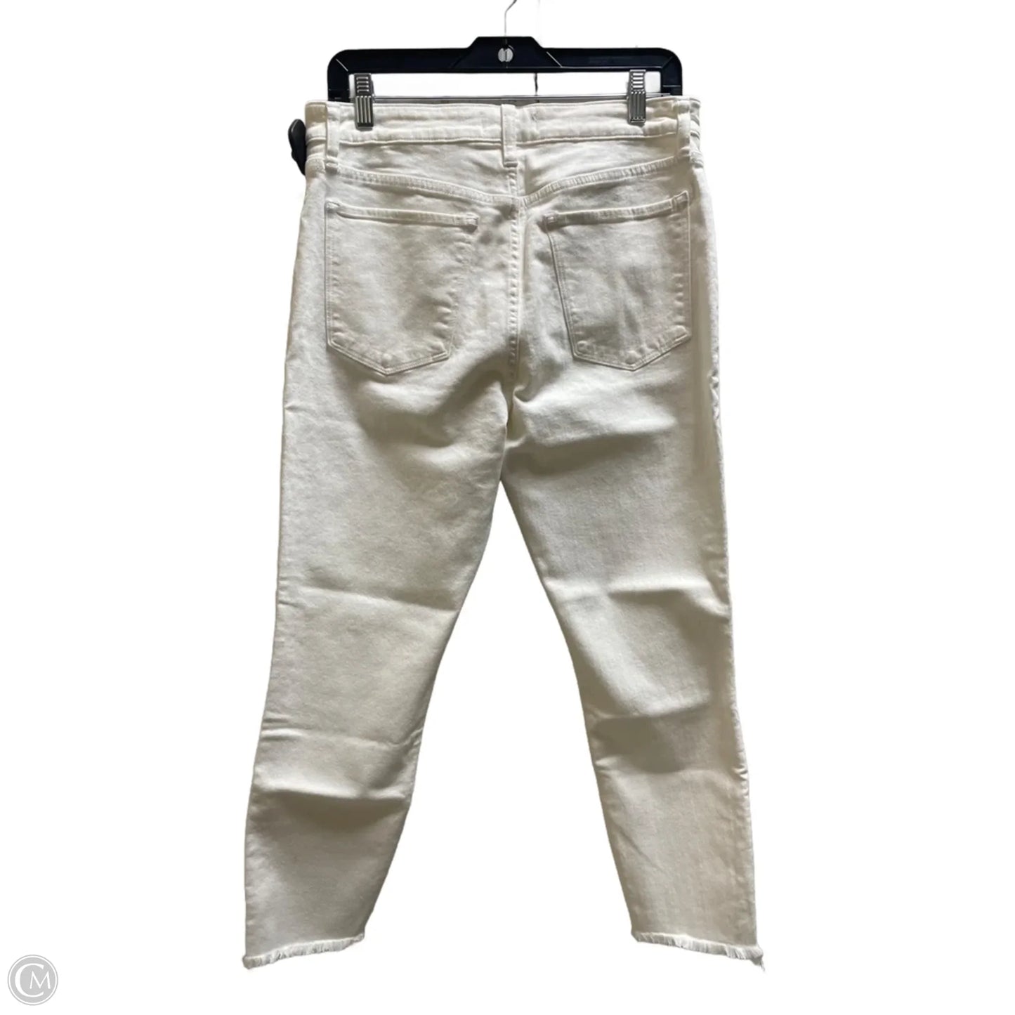 Jeans Skinny By Abercrombie And Fitch In White, Size: 12