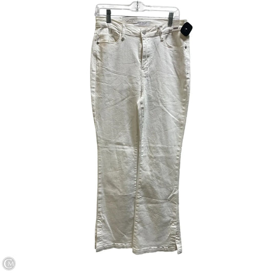 Jeans Boot Cut By Judy Blue In White, Size: 8