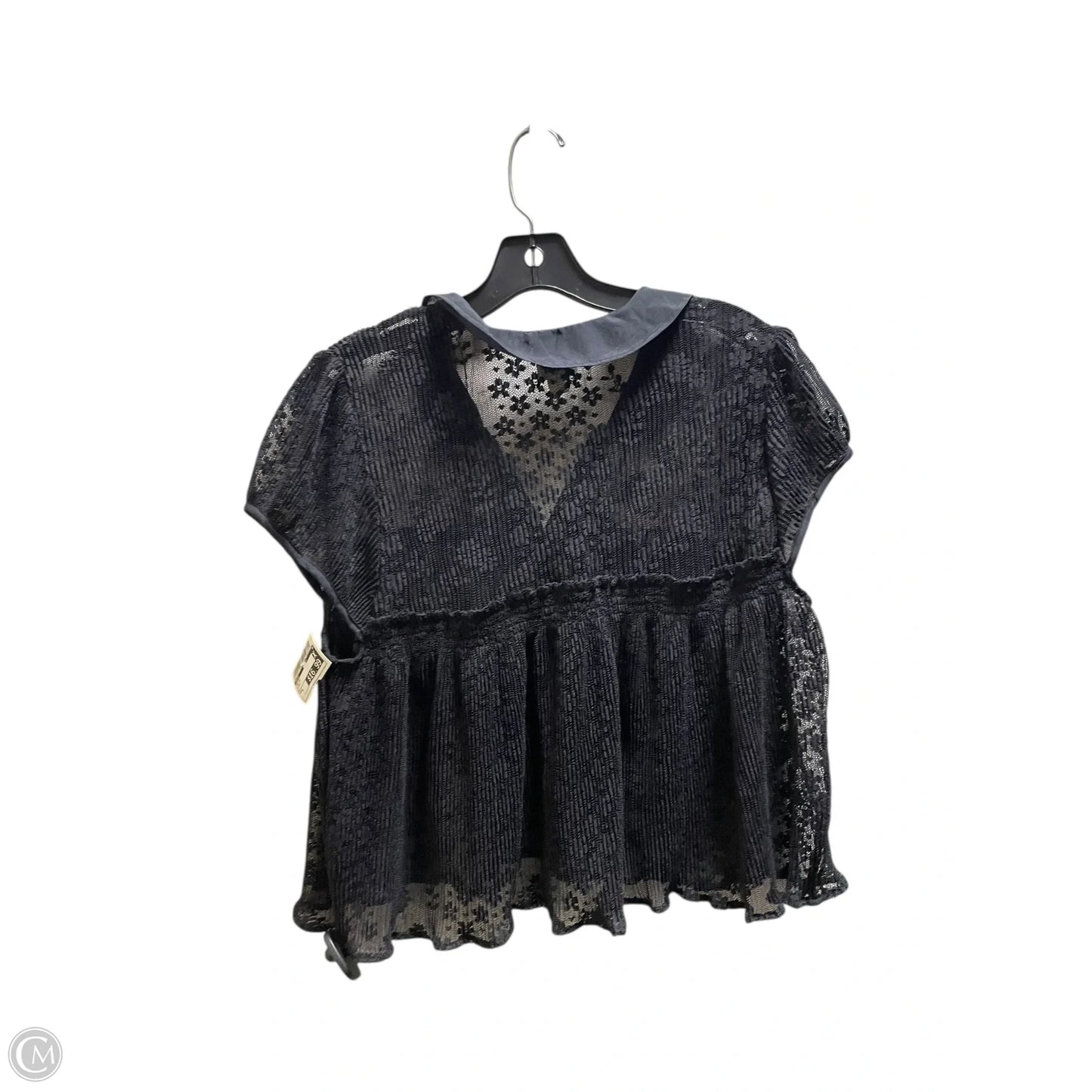 Top Short Sleeve By Maeve In Black, Size: S