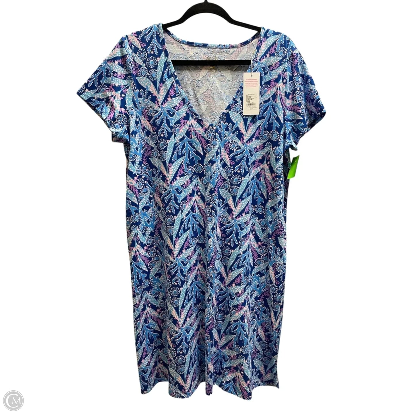 Dress Designer By Lilly Pulitzer In Blue, Size: Xl