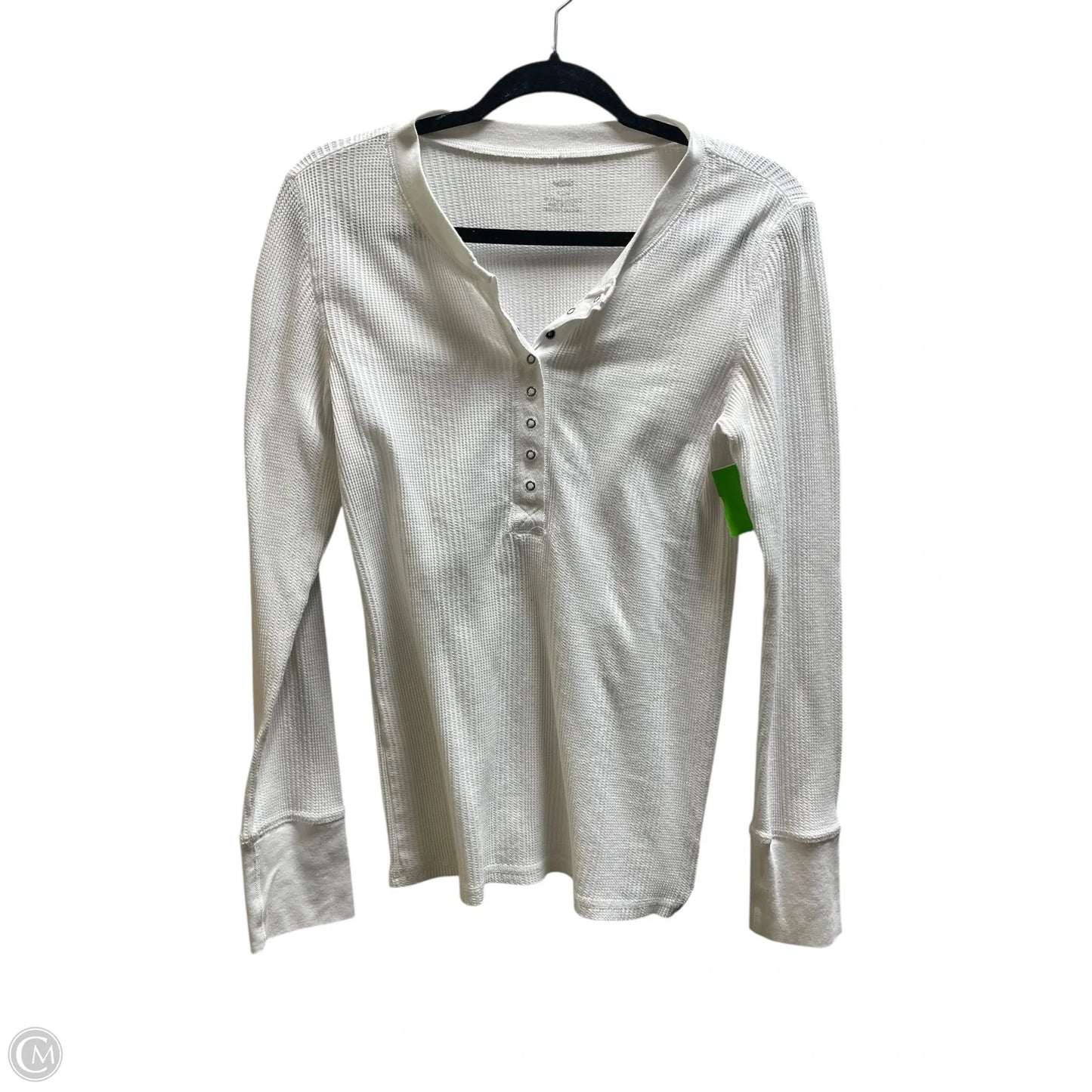 Top Long Sleeve By Aerie In White, Size: M