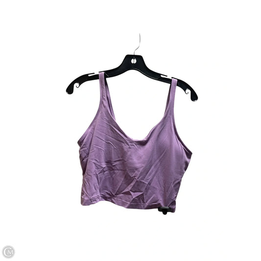Athletic Tank Top By Lululemon In Purple, Size: 12