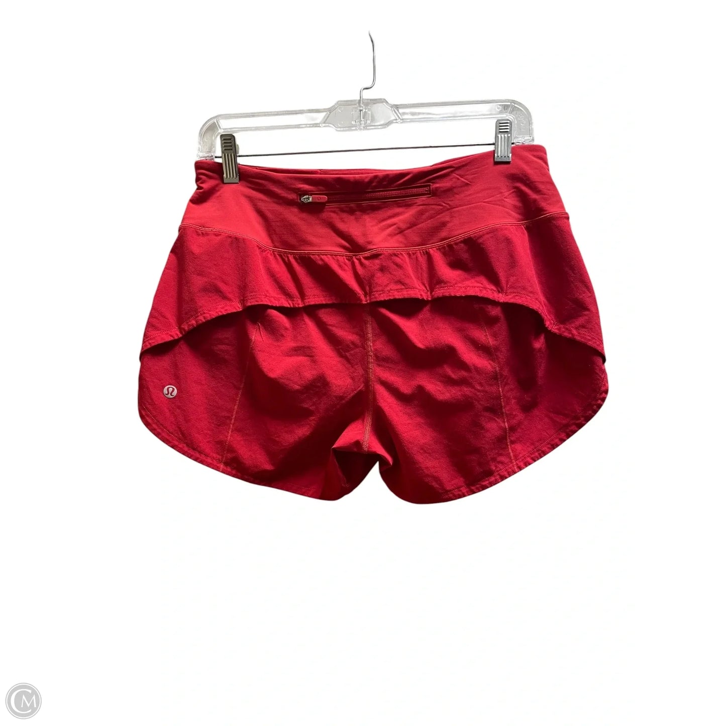 Athletic Shorts By Lululemon In Red, Size: 6