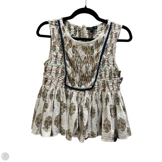Top Sleeveless By Let Me Be In Multi-colored, Size: Xs