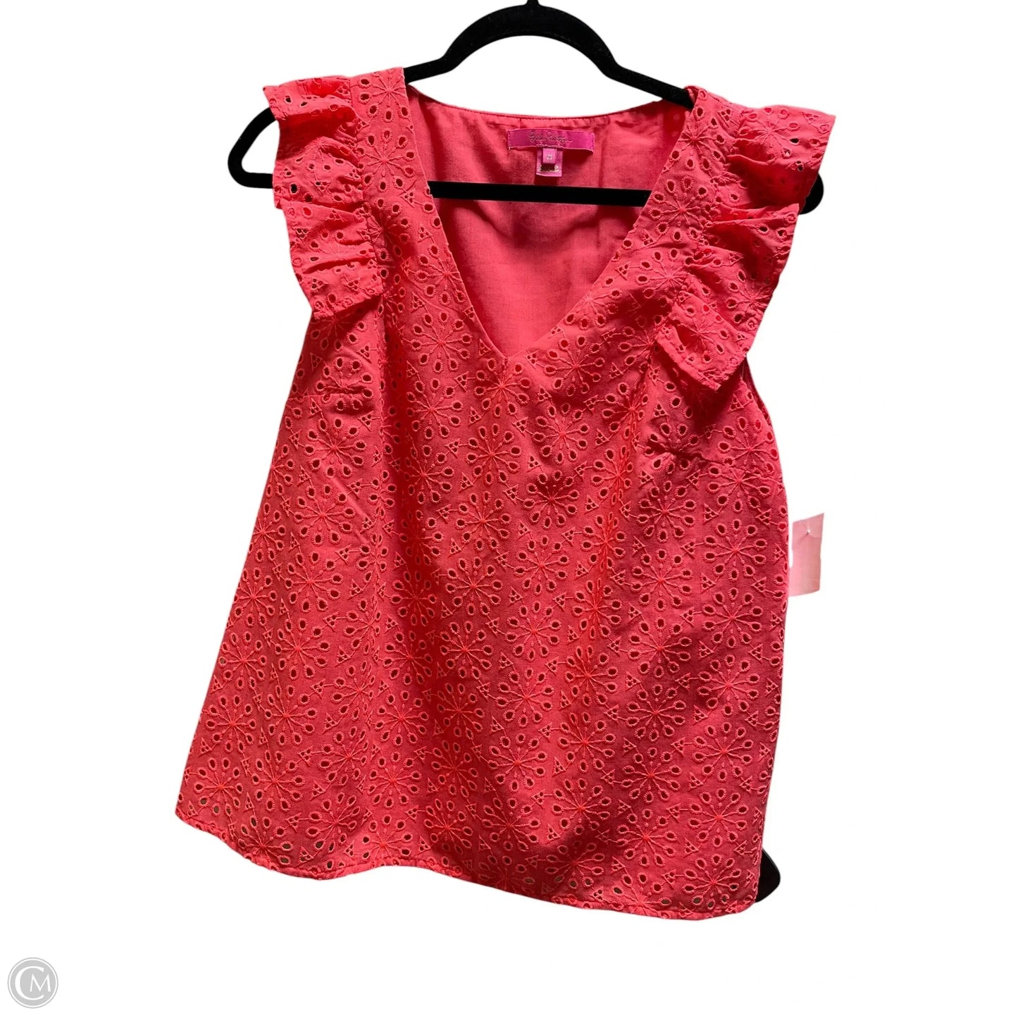 Top Sleeveless Designer By Lilly Pulitzer In Pink, Size: M