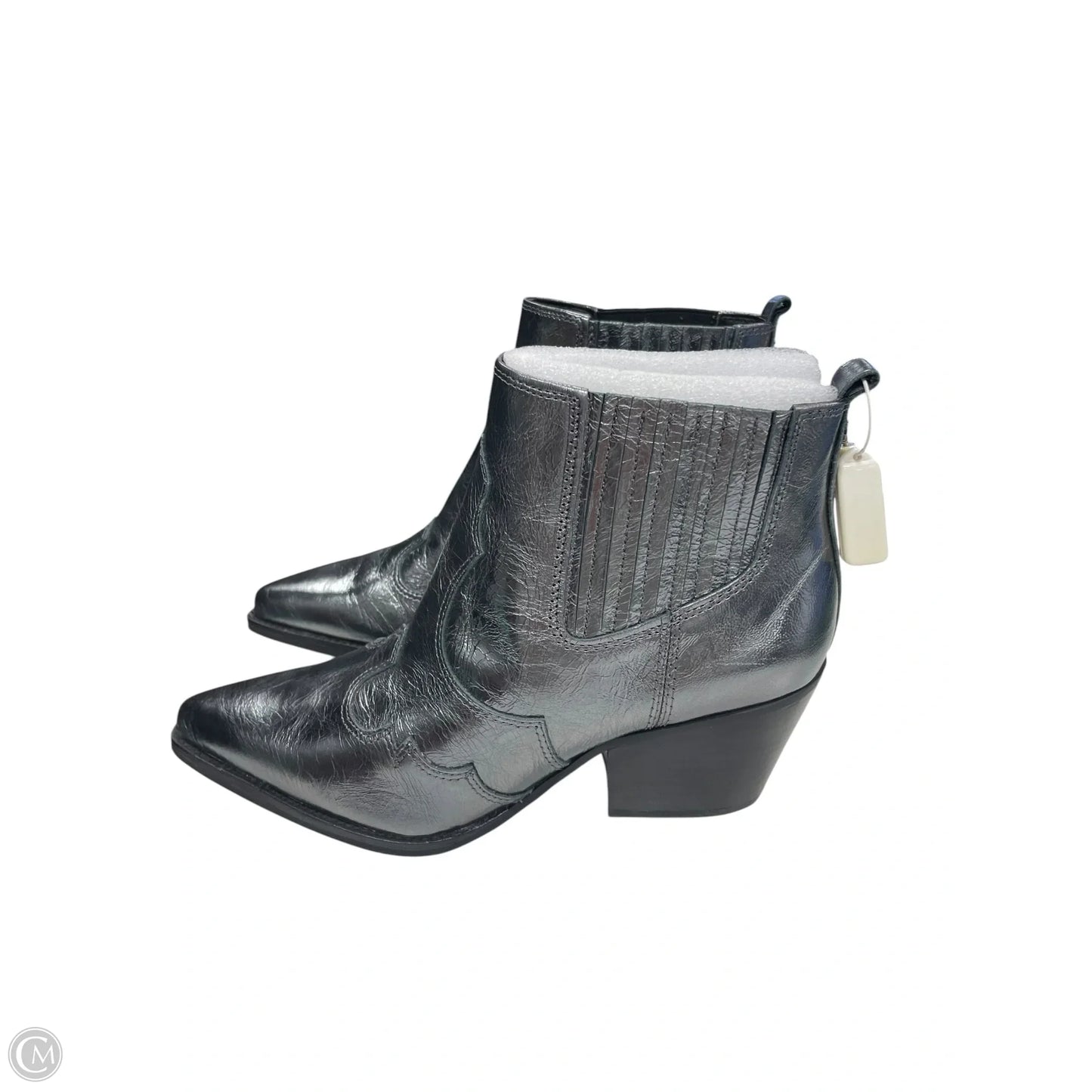 Boots Ankle Flats By Sam Edelman In Silver, Size: 7