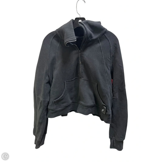 Athletic Jacket By Lululemon In Black, Size: M
