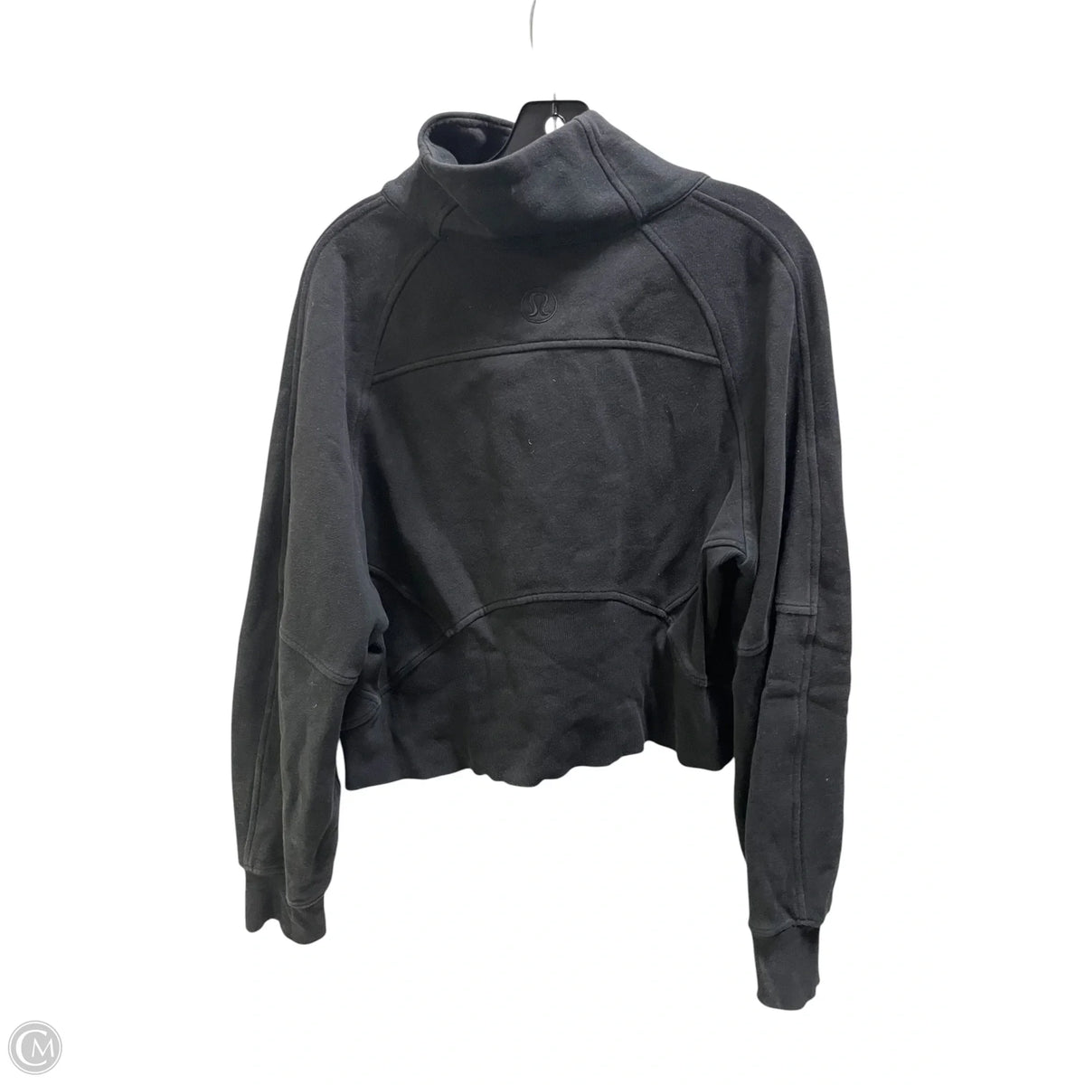 Athletic Jacket By Lululemon In Black, Size: M