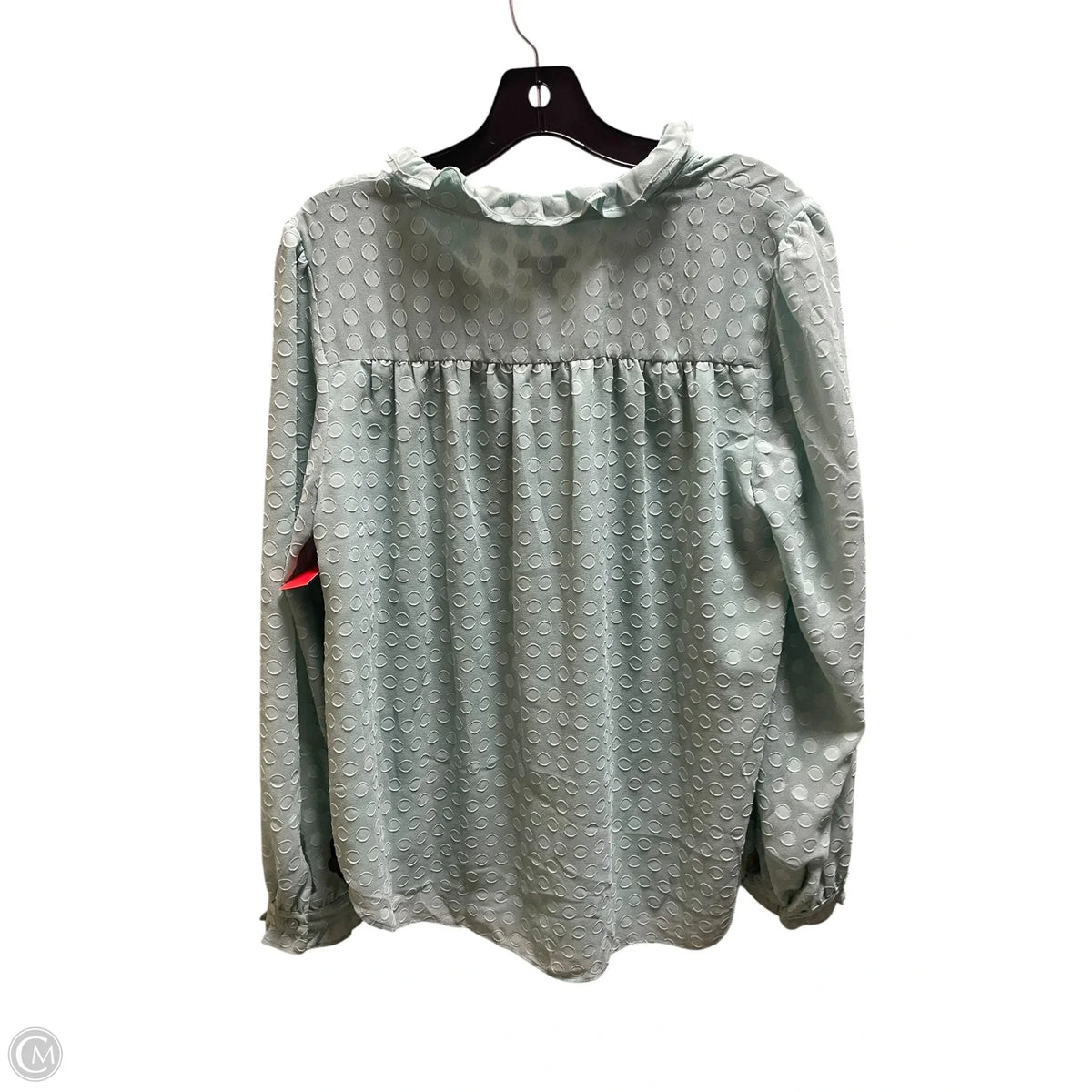 Top Long Sleeve By Ann Taylor In Blue, Size: M