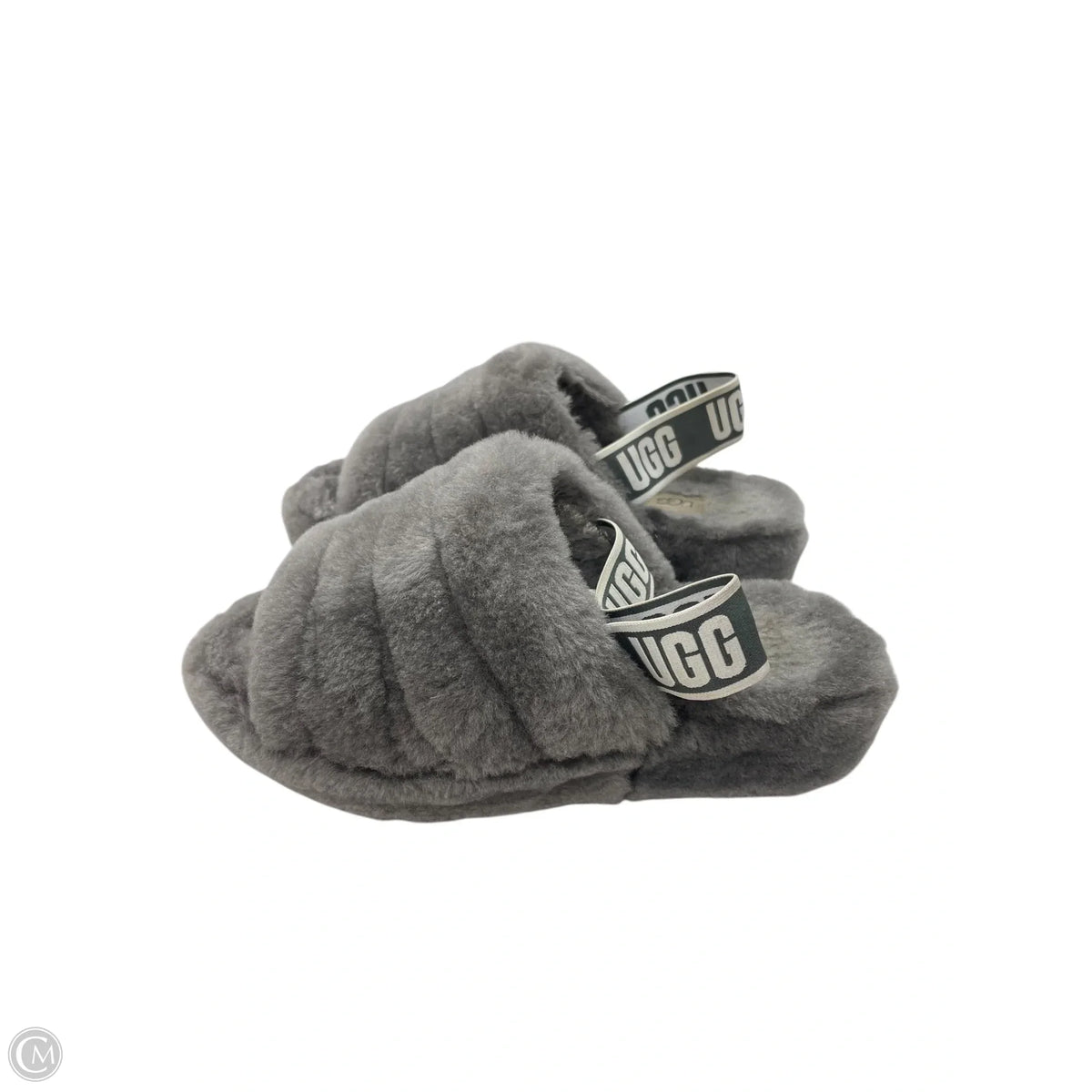 Sandals Designer By Ugg In Grey, Size: 7