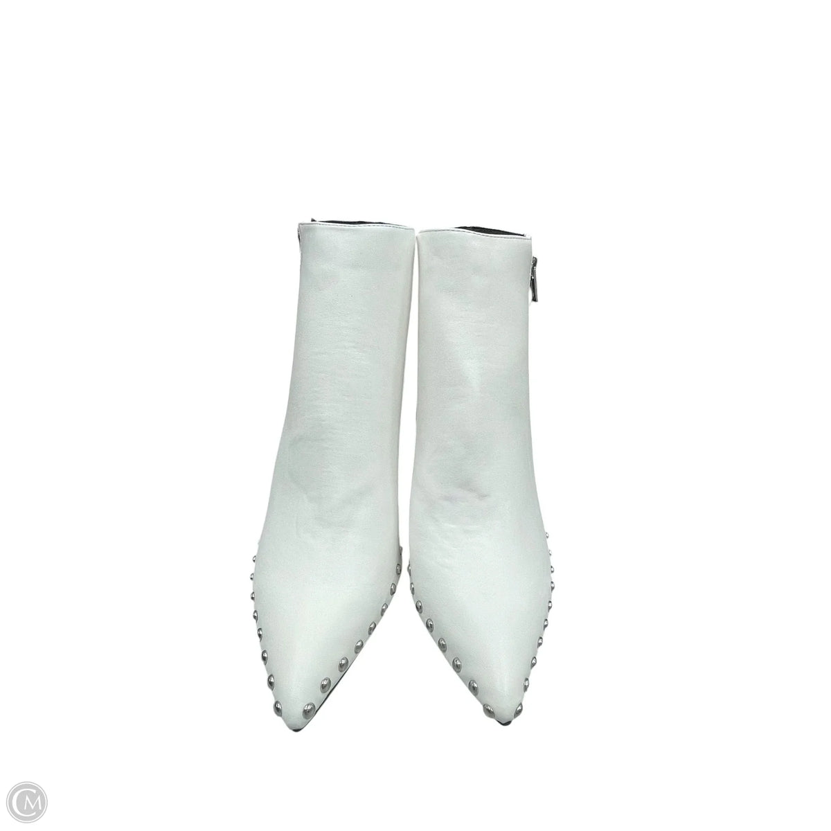 Boots Ankle Heels By Wild Diva In White, Size: 9