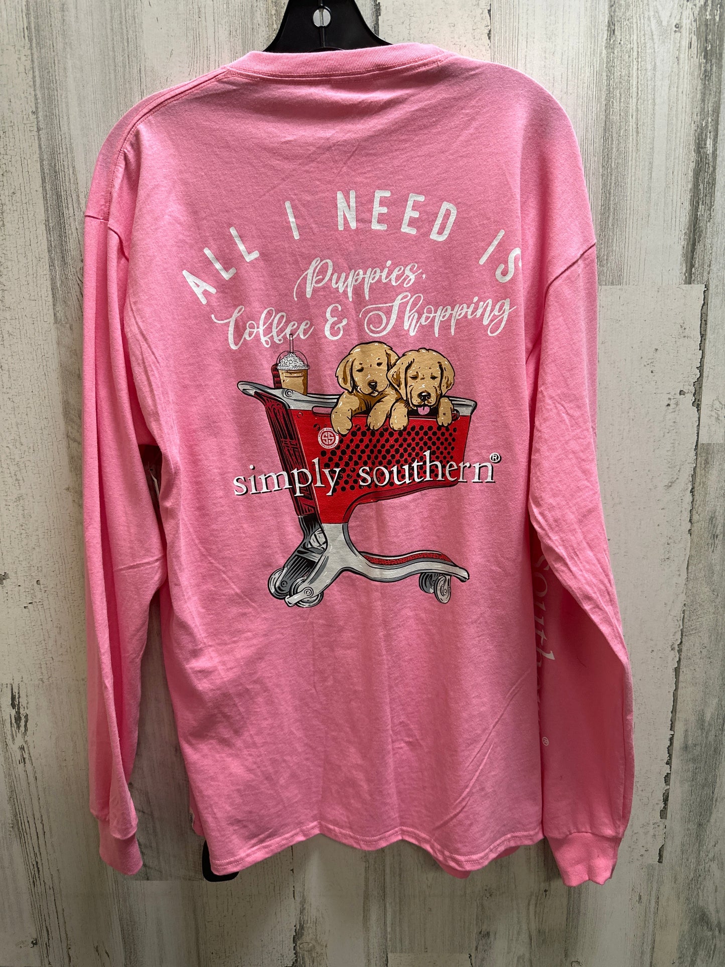 Top Long Sleeve By Simply Southern  Size: L