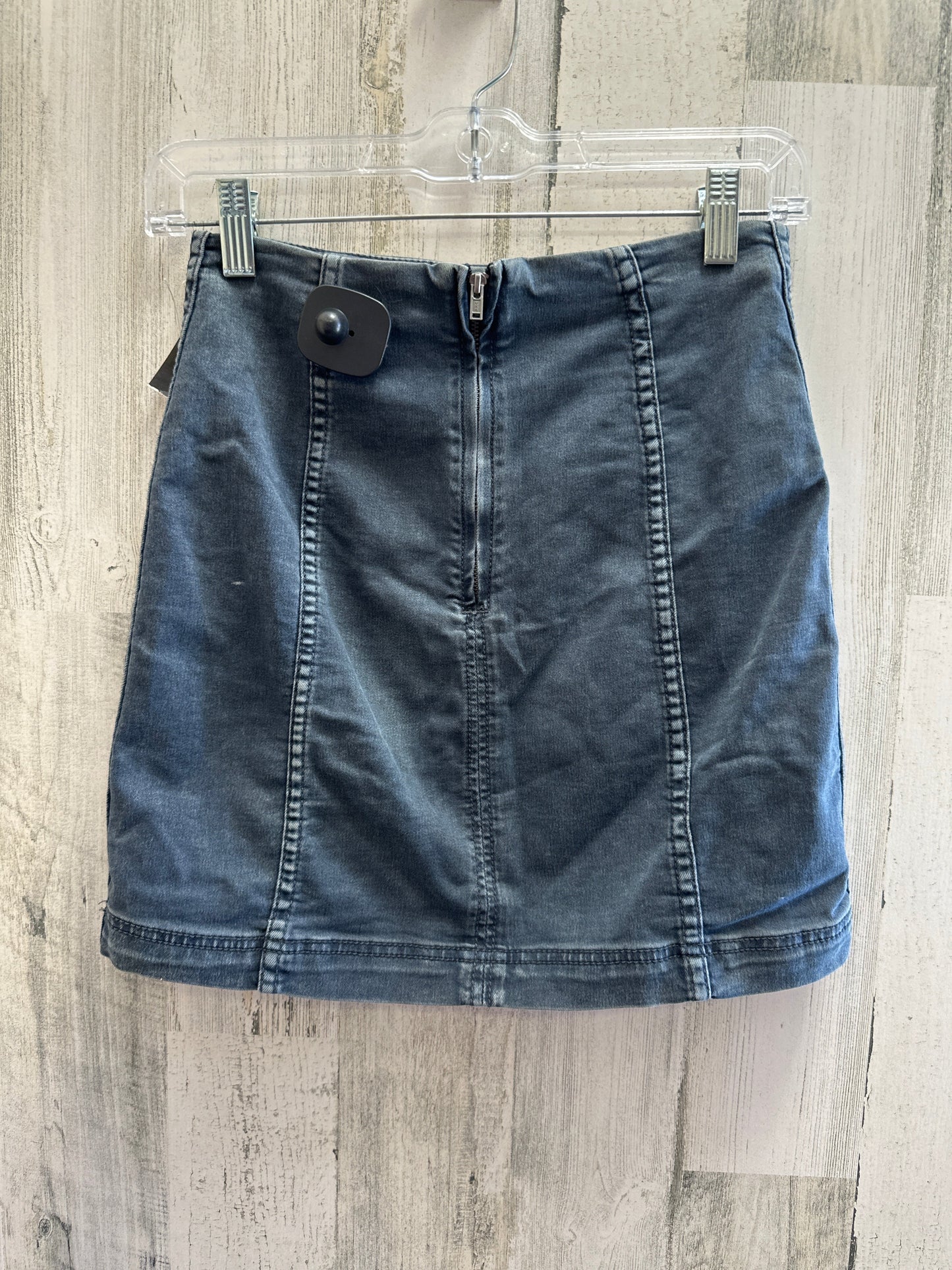 Blue Skirt Mini & Short Free People, Size Xs