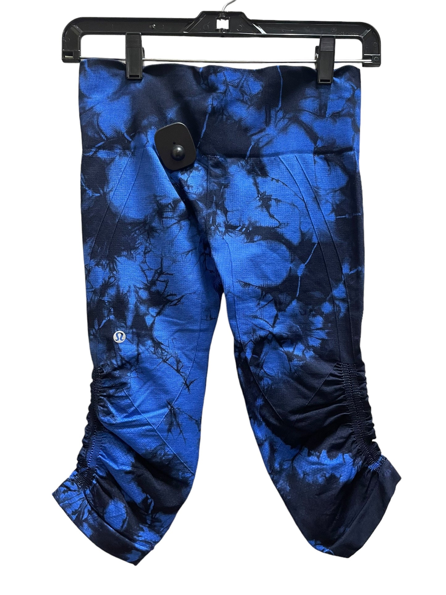 Athletic Capris By Lululemon In Blue, Size: 4