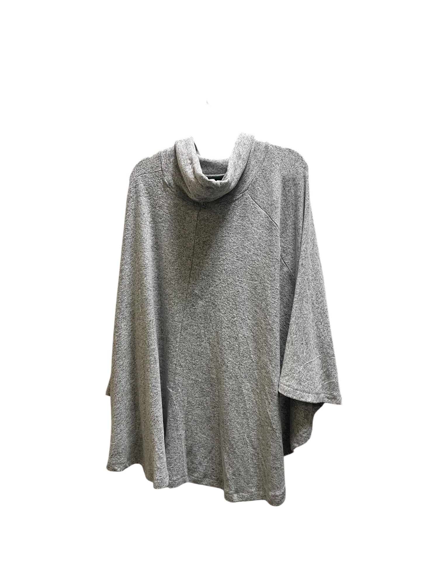 Sweater By Philosophy In Grey, Size: 1x