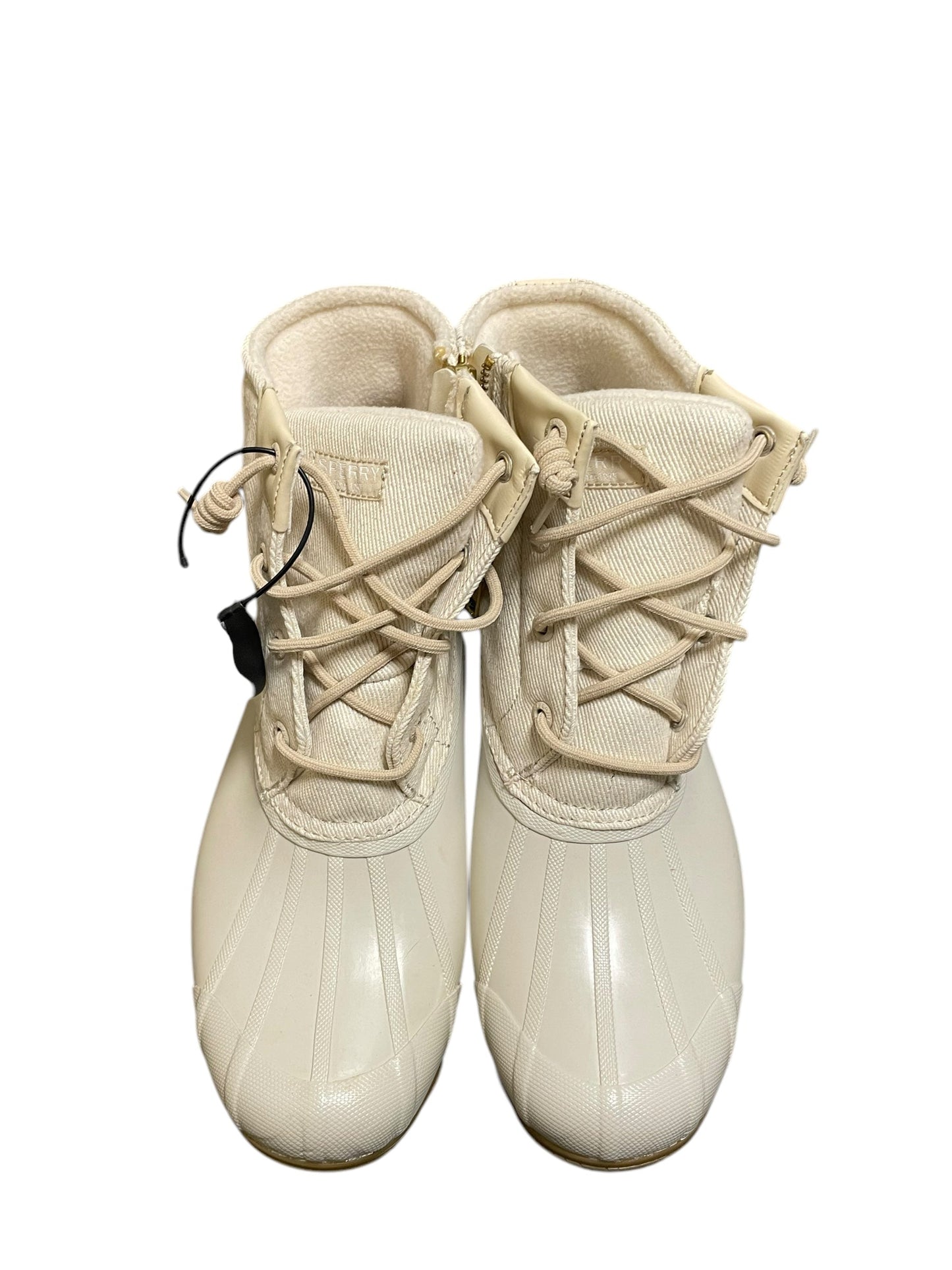 Boots Snow By Sperry In Cream, Size: 9.5