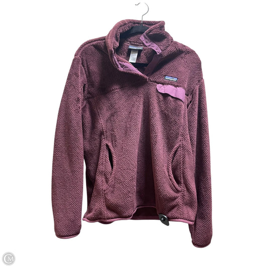 Sweatshirt Collar By Patagonia In Purple, Size: L